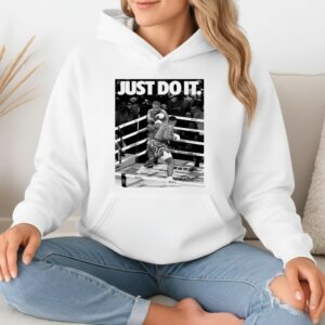 Jake Paul and Anthony Joshua just do it boxing match image_Hoodie