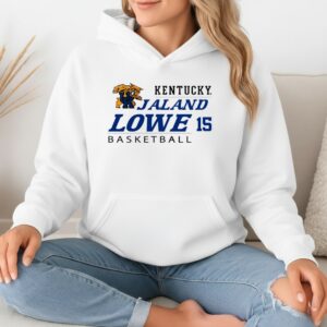 Jaland Lowe Kentucky Wildcats basketball name and number 15 logo_Hoodie