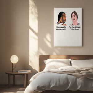 Jalen Brunson and Tyler Kolek New York Knicks NBA Savior Kolek_Canvas