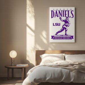 Jayden Daniels Heisman Trophy LSU Tigers football Heisman Winner 2023_Canvas