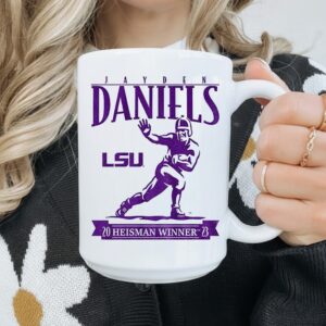 Jayden Daniels Heisman Trophy LSU Tigers football Heisman Winner 2023_Mug