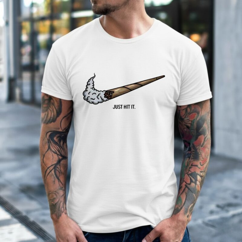 Just Hit It Funny Parody_Classic Men's T-Shirt