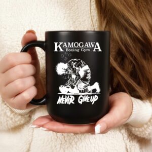 KBG Kamogawa Boxing Boxing Gym never give up sketch_Ceramic Mug