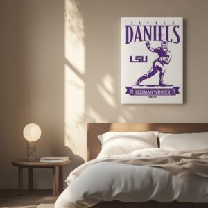 Louisiana State University Football Jayden Daniels Heisman Trophy Trust_Canvas