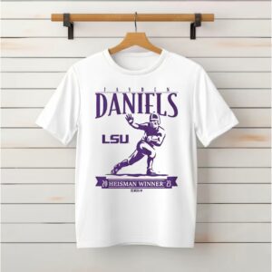 Louisiana State University Football Jayden Daniels Heisman Trophy Trust_Classic T-Shirt