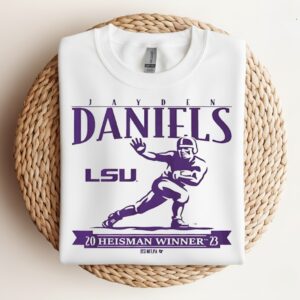 Louisiana State University Football Jayden Daniels Heisman Trophy Trust_Crewneck Sweatshirt