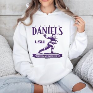 Louisiana State University Football Jayden Daniels Heisman Trophy Trust_Hoodie