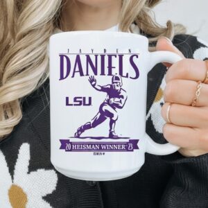 Louisiana State University Football Jayden Daniels Heisman Trophy Trust_Mug
