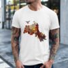 Map of Kurdistan and dove pace_Classic Men's T-Shirt