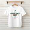 Miami Hurricanes University of Miami basketball logo_Classic T-Shirt