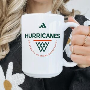 Miami Hurricanes University of Miami basketball logo_Mug