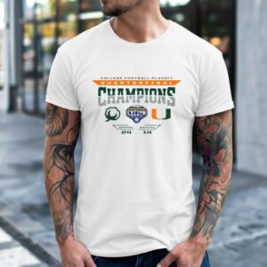 Miami Hurricanes beat Ohio State Buckeyes 24 14 2025 CFP Cotton Bowl Champions_Classic Men's T-Shirt