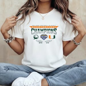 Miami Hurricanes beat Ohio State Buckeyes 24 14 2025 CFP Cotton Bowl Champions_Classic Women's T-Shirt