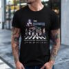 New England Patriots NFL player cross the road signature_T-Shirt