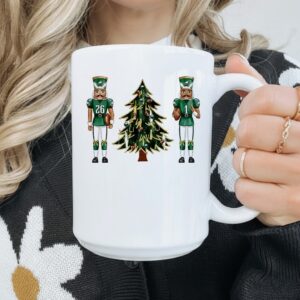 Nutcracker Jalen Hurts vs Saquon Barkley Philadelphia Eagles Football Merry Christmas_Mug