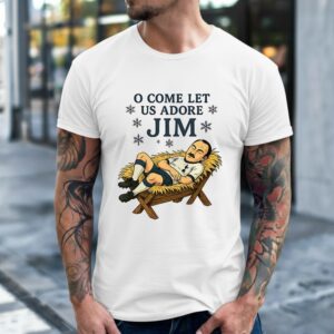O come let us adore Jim Tottenham Hotspur football Christmas_Classic Men's T-Shirt