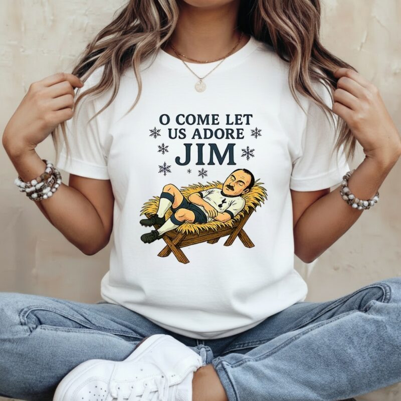 O come let us adore Jim Tottenham Hotspur football Christmas_Classic Women's T-Shirt