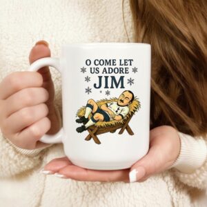 O come let us adore Jim Tottenham Hotspur football Christmas_Mug