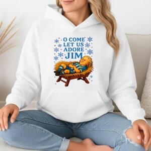 O come let us adore Jim Wigan Athletic football Christmas_Hoodie