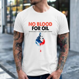 Official No Blood For Oil Venezuela is not your gas station_Classic Men's T-Shirt