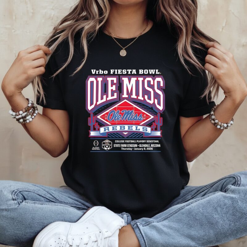 Ole Miss Rebels 2025-2026 Vrbo Fiesta Bowl Champion_Ladies T-Shirt