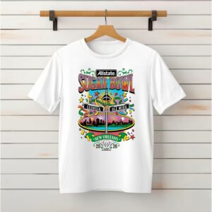 Ole Miss Rebels vs Georgia Bulldogs NCAA 2026 Allstate Sugar Bowl New Orleans_Classic T-Shirt