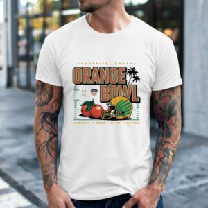 Oregon Ducks 2026 Orange Bowl helmets_Classic Men's T-Shirt