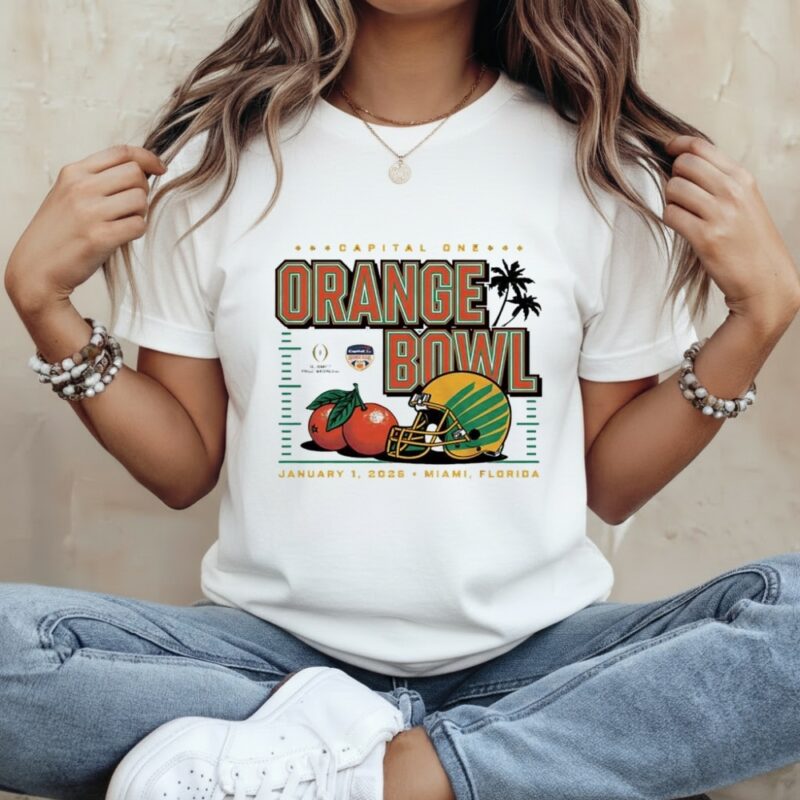 Oregon Ducks 2026 Orange Bowl helmets_Classic Women's T-Shirt