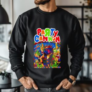Party Cannon Subjected To A Partying_Crewneck Sweatshirt