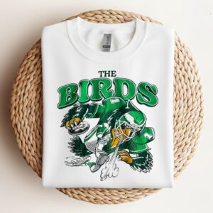 Philadelphia Eagles The Birds graphic_Crewneck Sweatshirt
