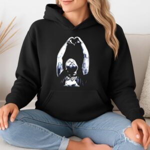 Post Malone heart hand retro_Hoodie