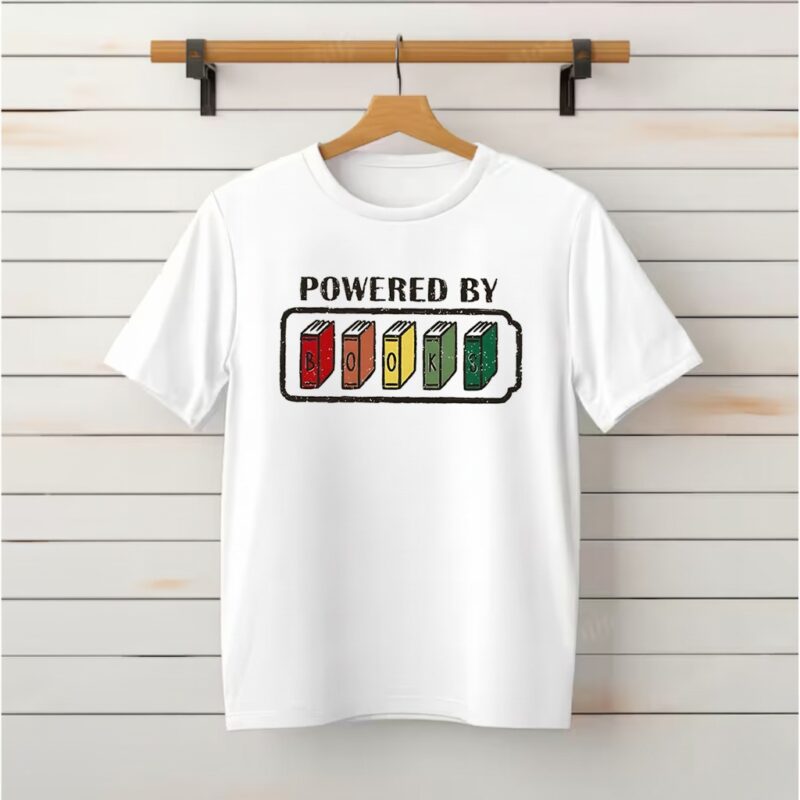 Powered by books fully charged power of knowledge_Classic T-Shirt