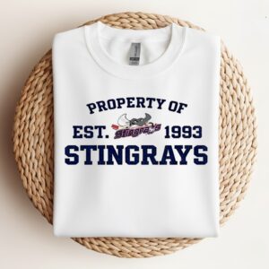 Property of Stingrays est 1993 logo vintage_Crewneck Sweatshirt