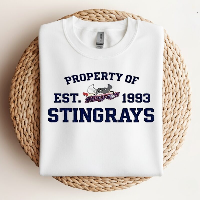 Property of Stingrays est 1993 logo vintage_Crewneck Sweatshirt