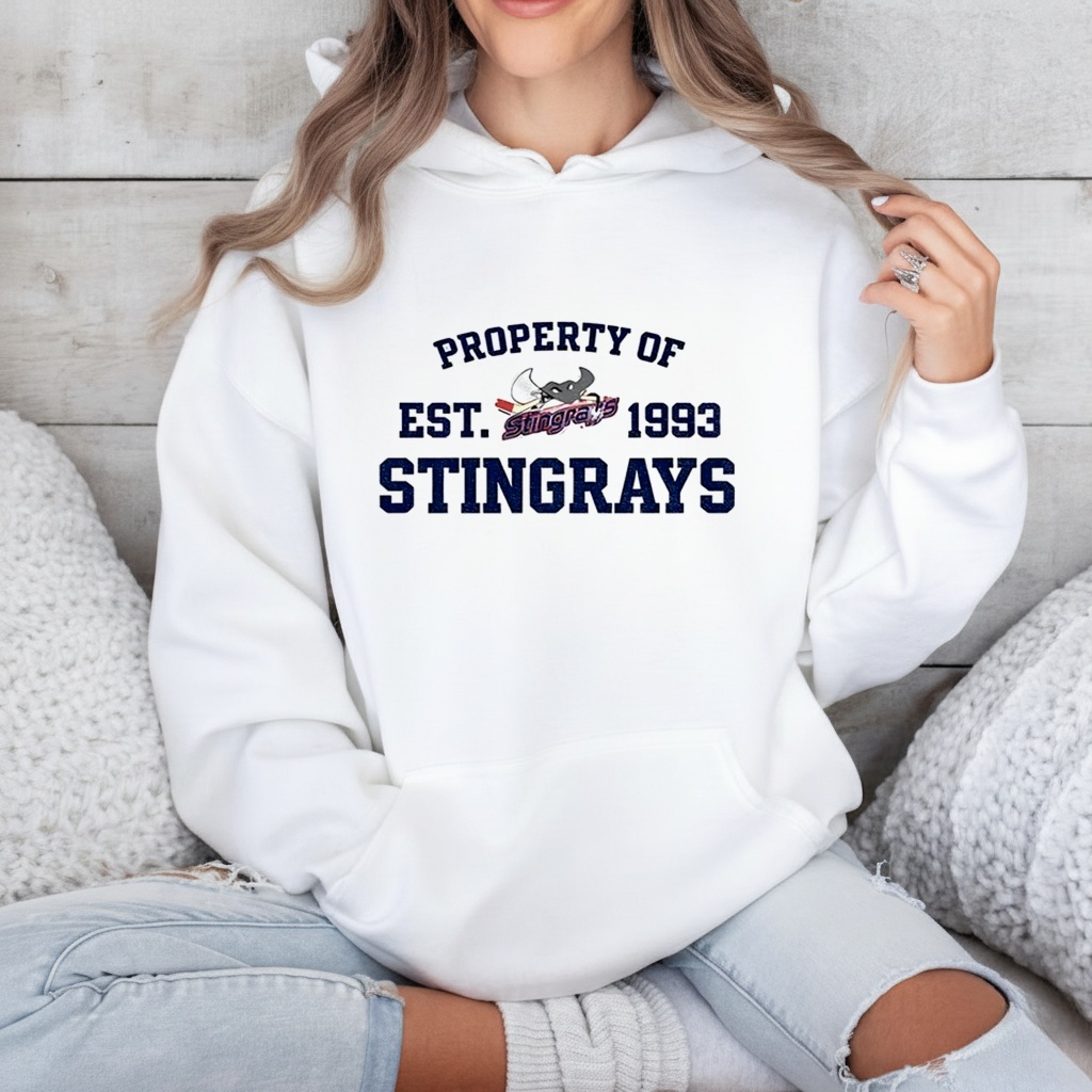 Property of Stingrays est 1993 logo vintage_Hoodie Property of Stingrays est 1993 logo vintage_Hoodie