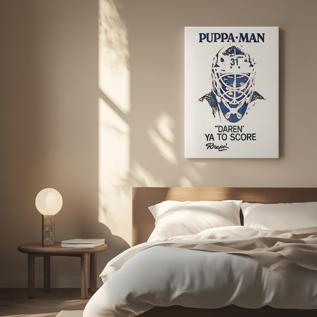 Puppa Man daren ya to score Buffalo Sabres_Canvas Puppa Man daren ya to score Buffalo Sabres_Canvas