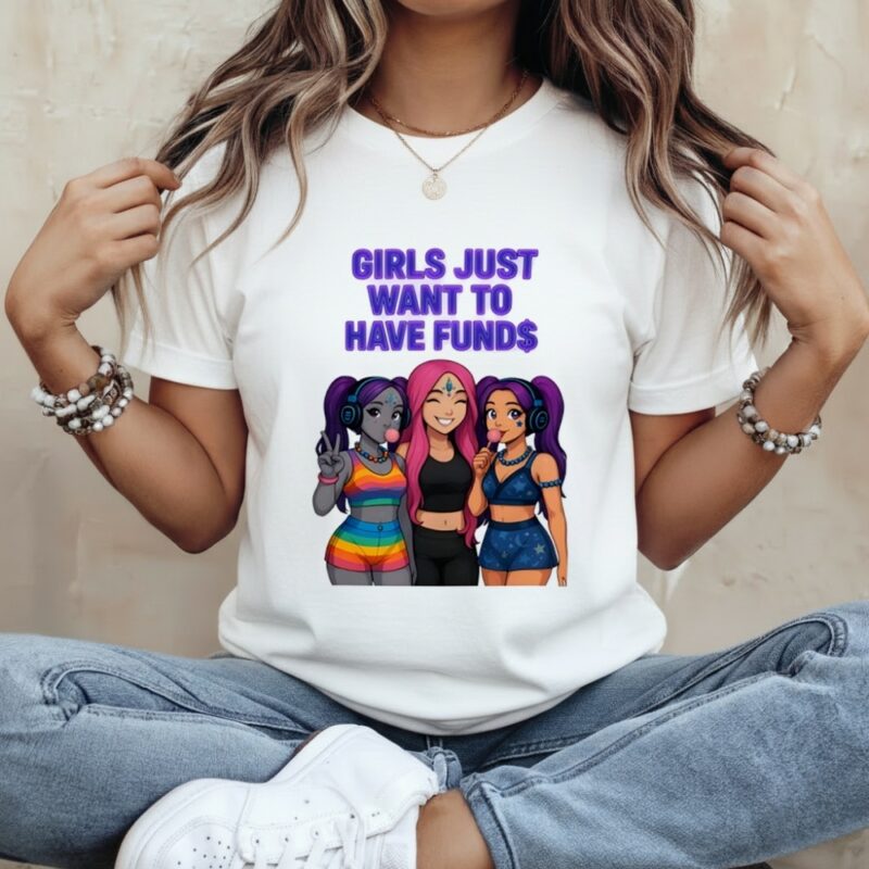 Rave Gods Disco Girls Just Want To Have Funds_Classic Women's T-Shirt