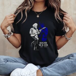 Remembering Bobby Bob Weir 1947-2026_Ladies T-Shirt