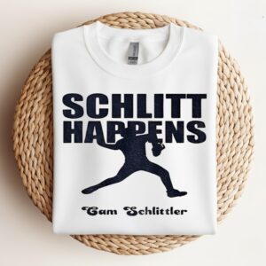 Schlitt Happens Cam Schlittler New York Yankees baseball vintage_Crewneck Sweatshirt
