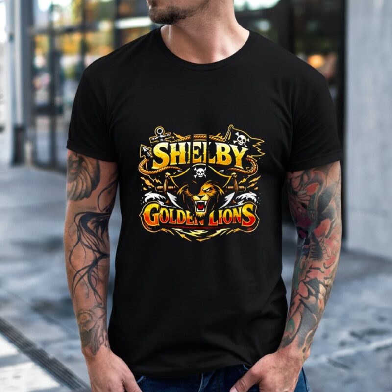 Shelby Golden Lions x One Piece_T-Shirt