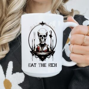 Skeleton Eat The Rich graphic_Mug