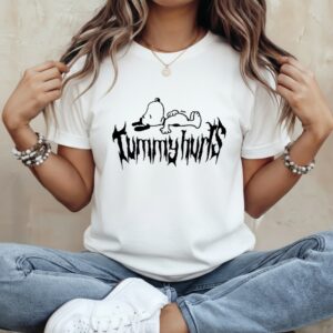 Snoopy tummy hurts_Classic Women's T-Shirt