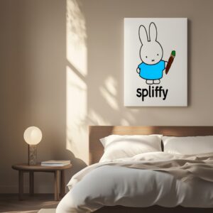 Spliffy Bunny graphic_Canvas