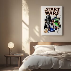 Start Wars Characters Jews graphic_Canvas