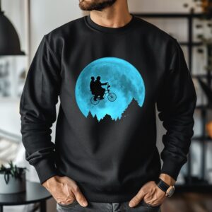 Strange Terrestrial Stranger Things X E.T. the Extra-Terrestrial_Crewneck Sweatshirt