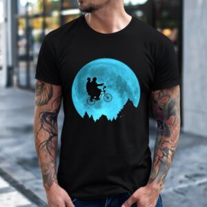 Strange Terrestrial Stranger Things X E.T. the Extra-Terrestrial_T-Shirt