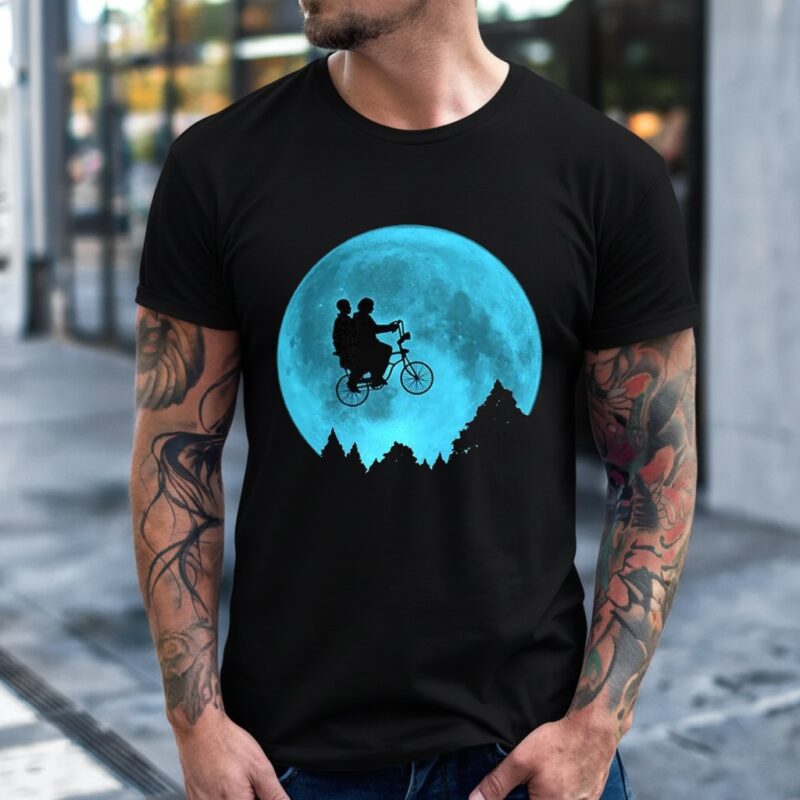 Strange Terrestrial Stranger Things X E.T. the Extra-Terrestrial_T-Shirt