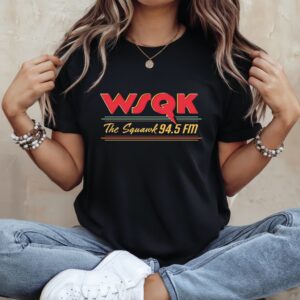 Stranger Things WSQK the Squawk 84.5Fm_Ladies T-Shirt