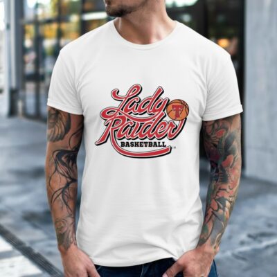 Texas Tech Lady Raiders Baskebtall Shadowed_Classic Men's T-Shirt