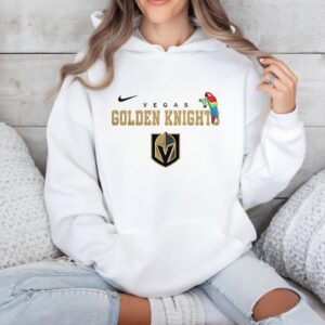 Vegas Golden Knights x Jimmy Buffett parrot mascot_Hoodie